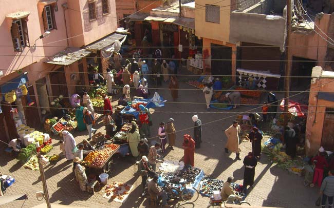 Marrakech market 